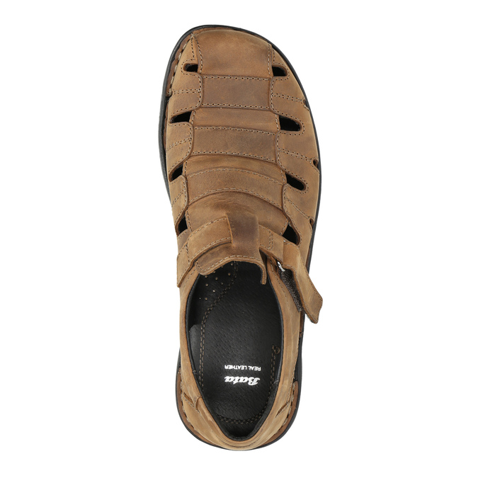 bata men's colley leather sandals